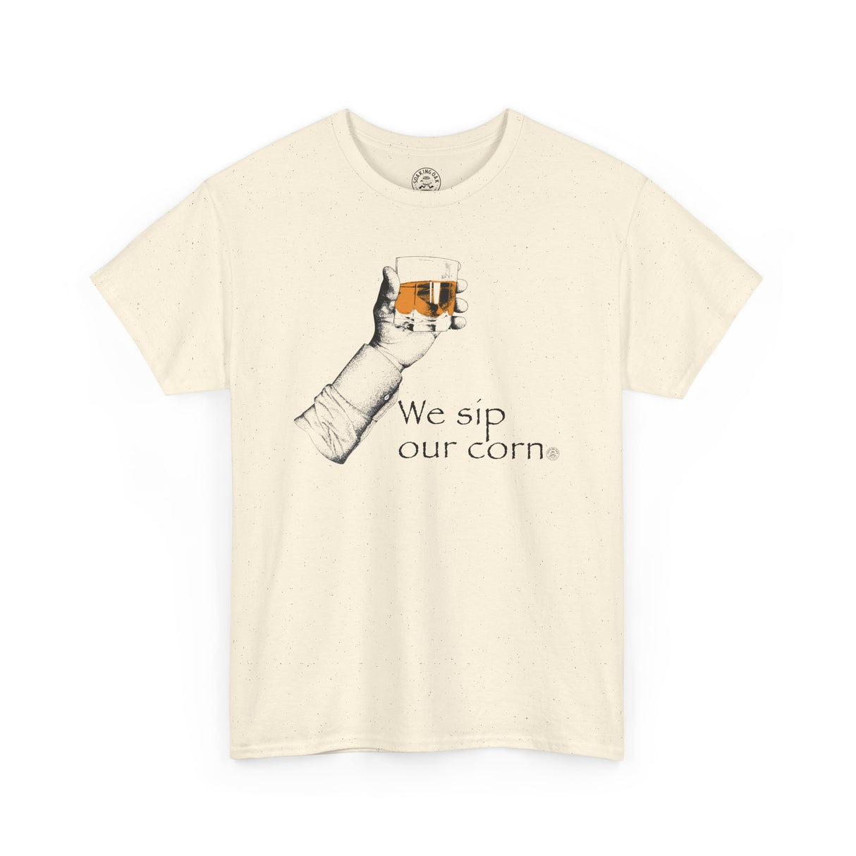 Nous sirotons notre t-shirt en maïs