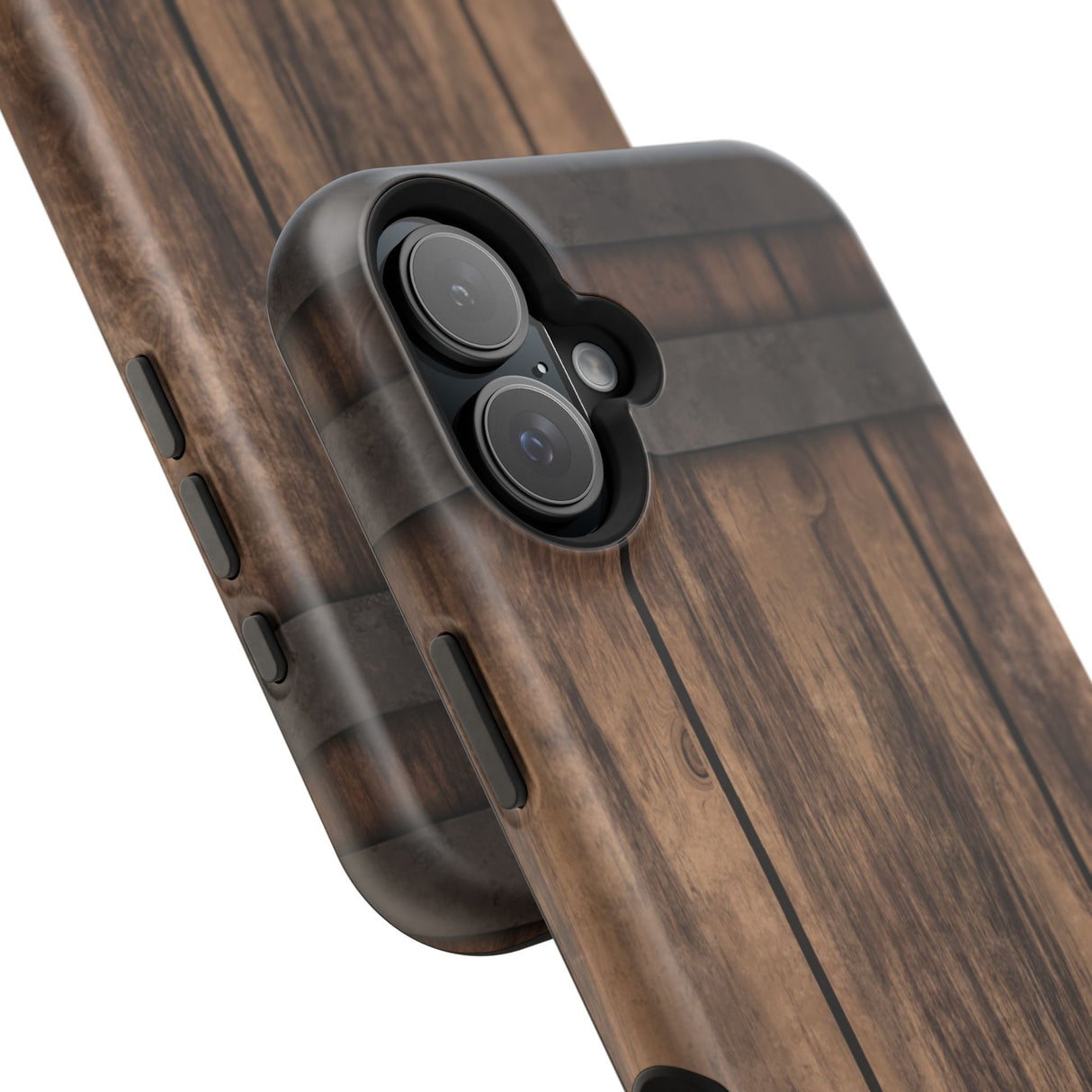 Étui pour iPhone 16 Plus en fût de whisky