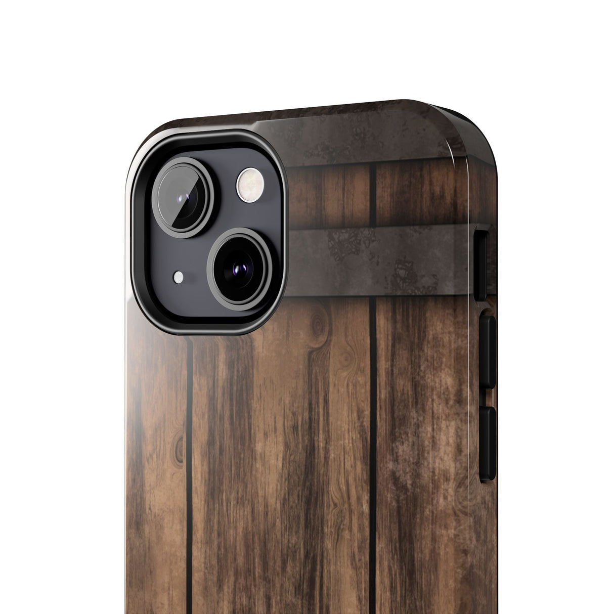 Étui pour iPhone 13 Mini en fût de whisky