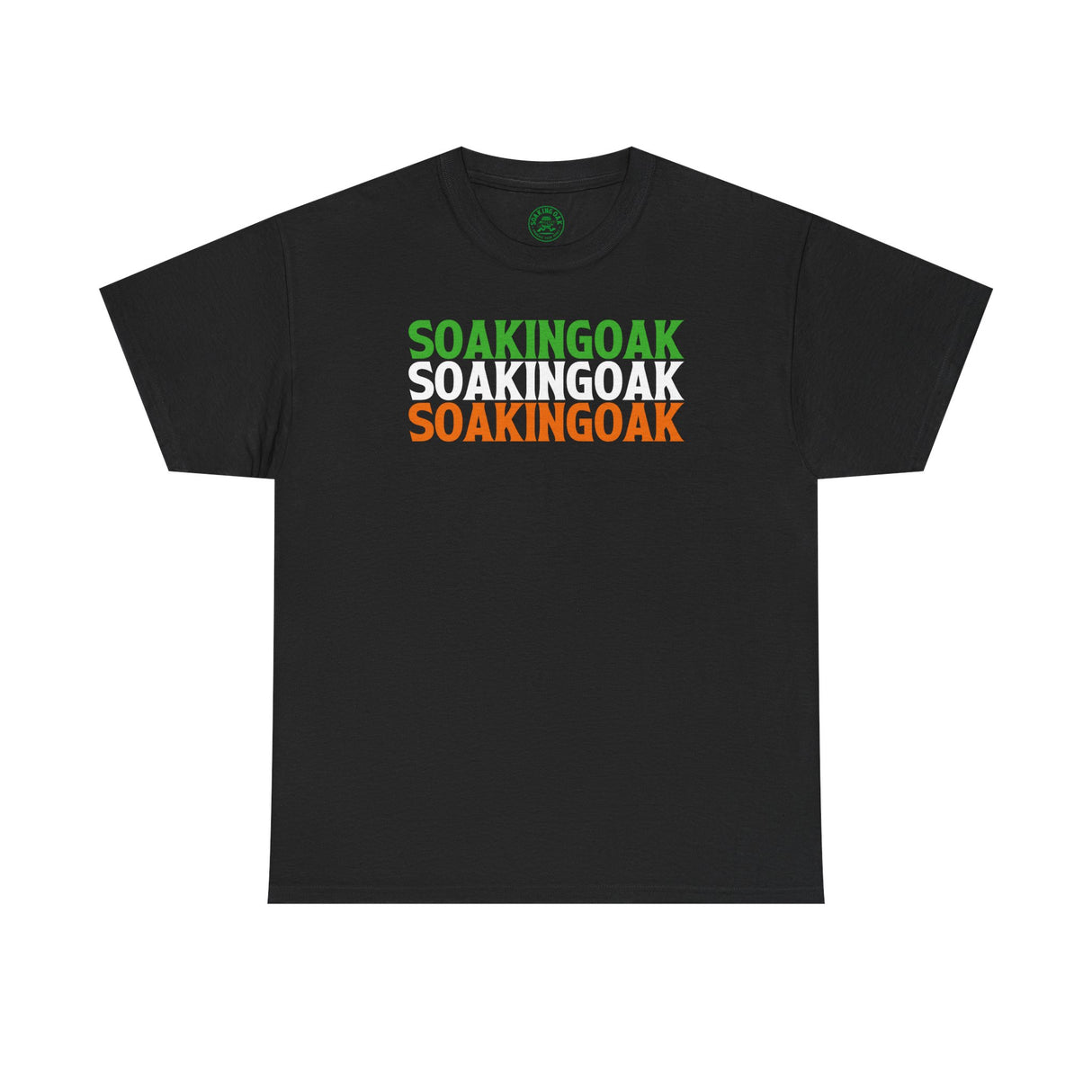 Soaking Oak St Patrick's Day Shirt Irish Flag Colors