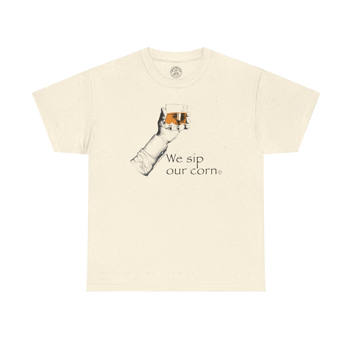 Nous sirotons notre t-shirt en maïs