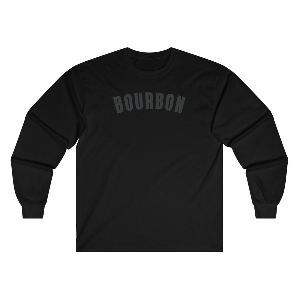 Bourbon Black On Black Tonal Long Sleeve Shirt
