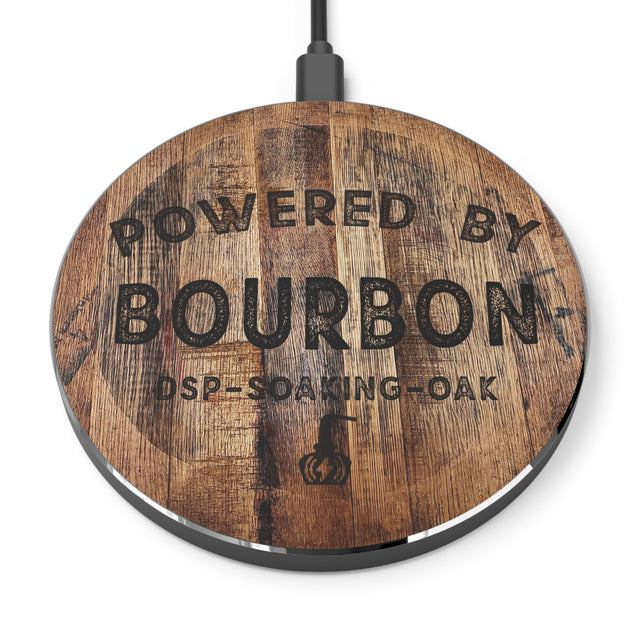 Powered By Bourbon Wireless Charger