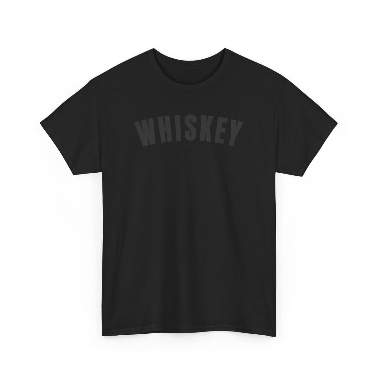 Whiskey Black On Black Tonal Tshirt