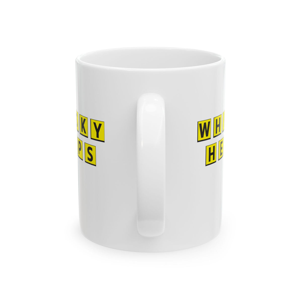 Whisky Helps Coffee Mug