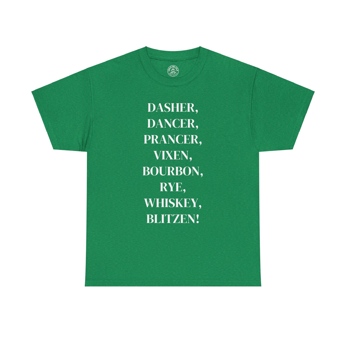 Bourbon, Rye, Whiskey, Blitzen Tshirt