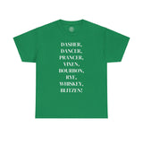 Bourbon, Rye, Whiskey, Blitzen Tshirt