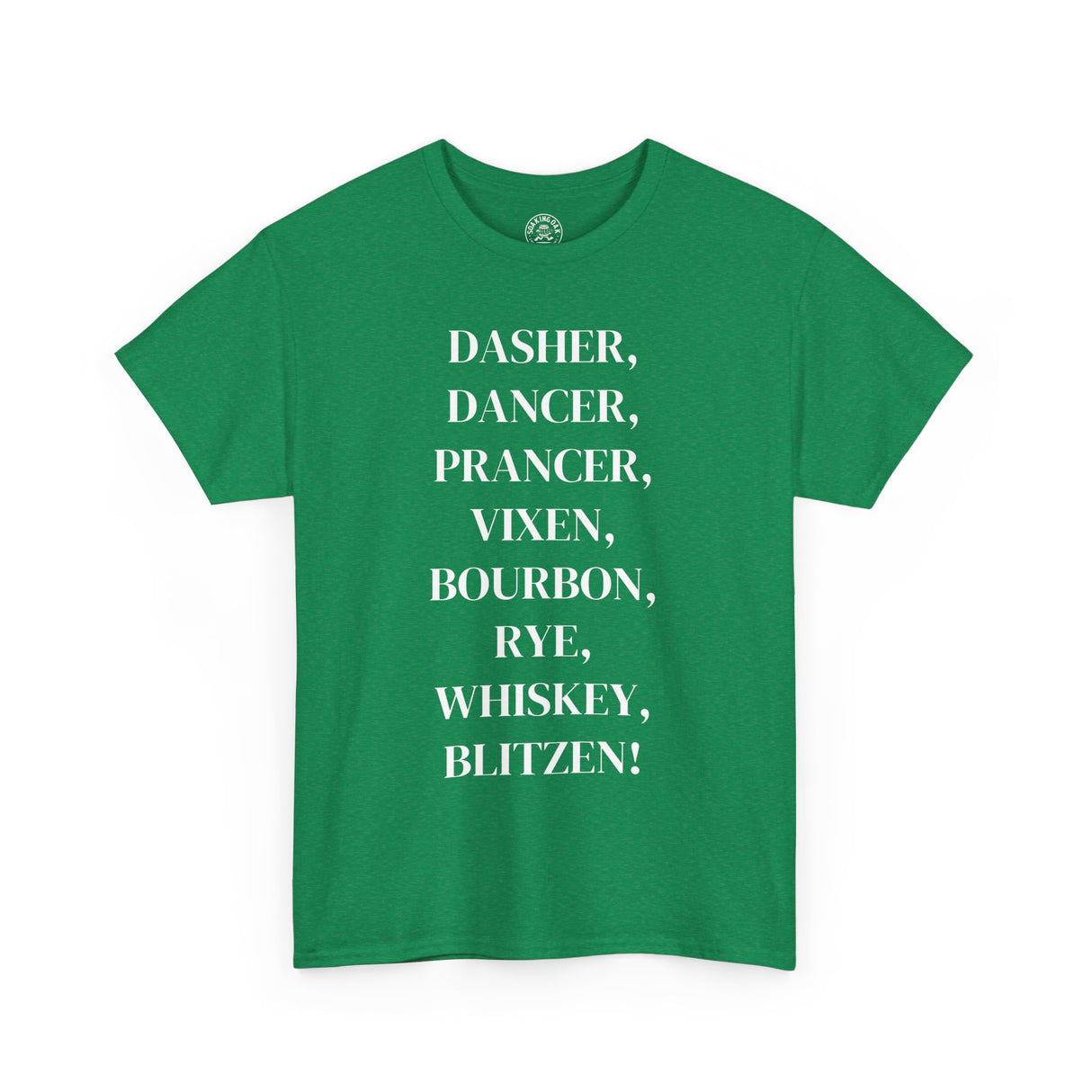 Bourbon, Rye, Whiskey, Blitzen Tshirt