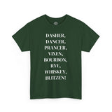 Bourbon, Rye, Whiskey, Blitzen Tshirt