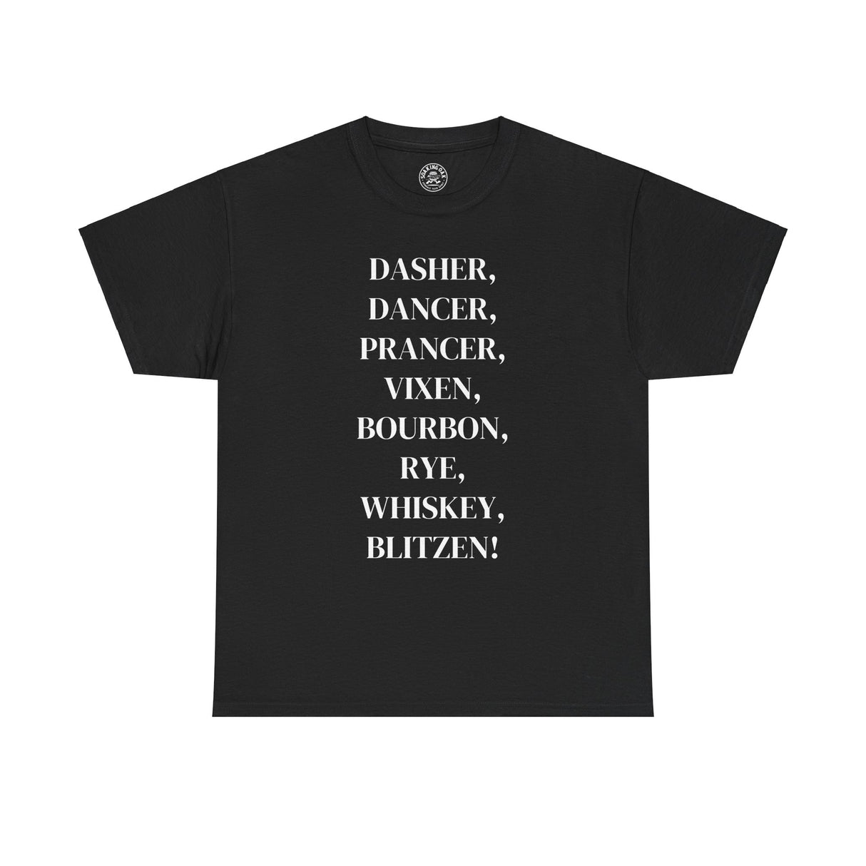 Bourbon, Rye, Whiskey, Blitzen Tshirt