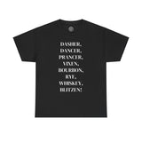 Bourbon, Rye, Whiskey, Blitzen Tshirt