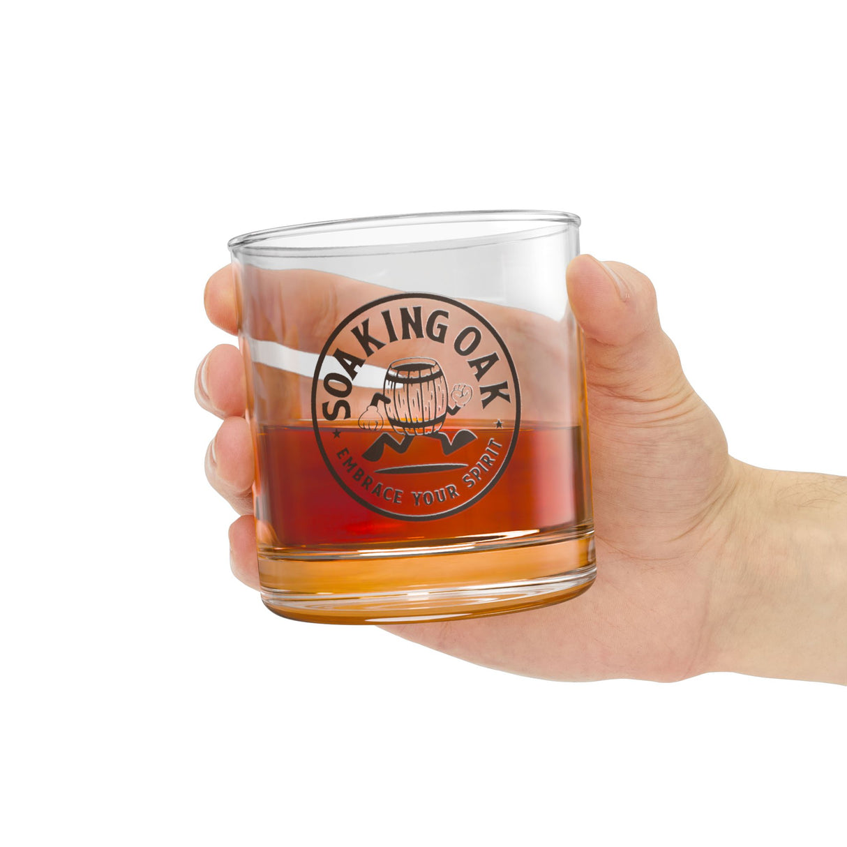 Verre à whisky en chêne trempé