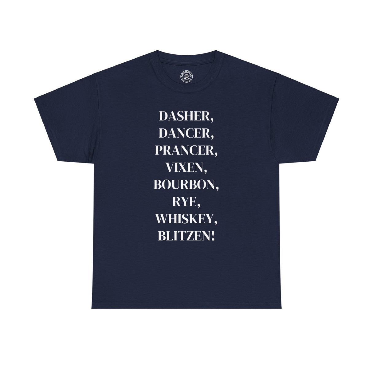 Bourbon, Rye, Whiskey, Blitzen Tshirt