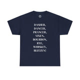 Bourbon, Rye, Whiskey, Blitzen Tshirt