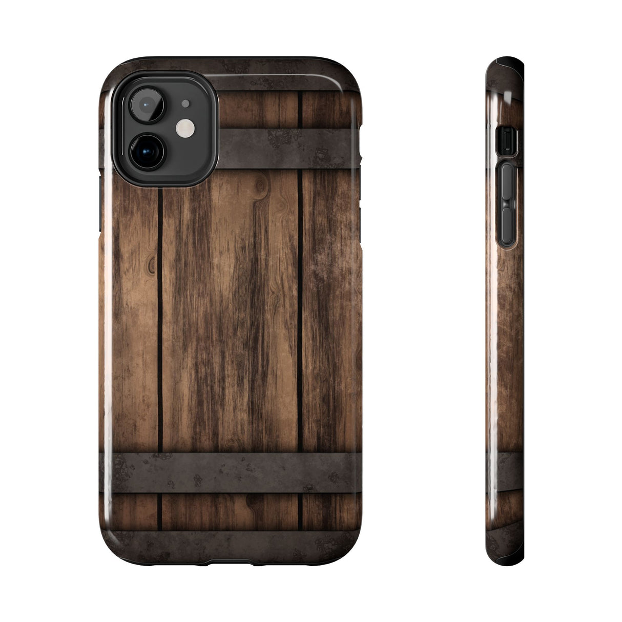 Coque iPhone 11 en fût de whisky