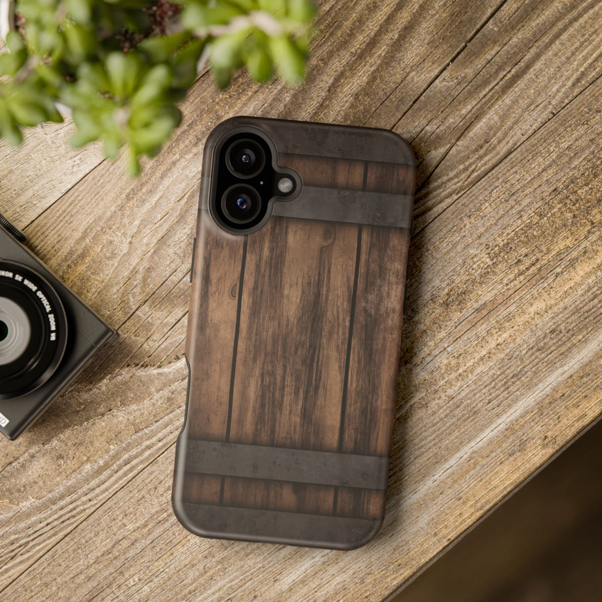 Whiskey Barrel iPhone 16 Plus Case