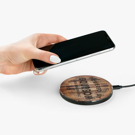 Bourbon Barrel Head Wireless Charger