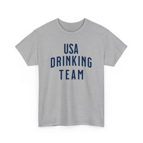 USA Drinking Team Tshirt Grey