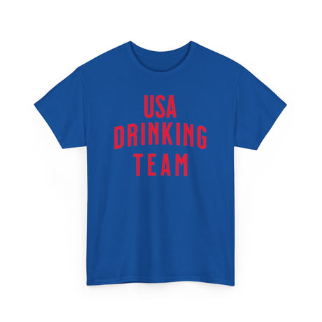 USA Drinking Team Tshirt Royal Blue