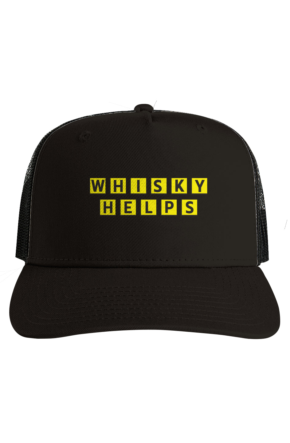 Whisky Helps Trucker Hat